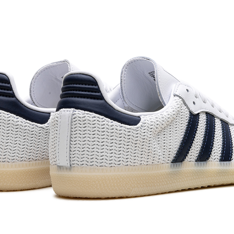 Men's adidas Samba OG Shoes - White/Indigo/Cream 8.5