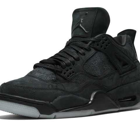 Jordan black 4s sales