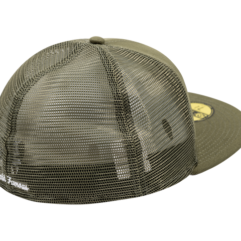 7-5/8 Olive Box Logo Mesh Back New Era®