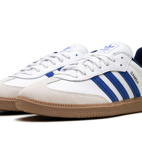 Men's adidas Samba OG Shoes - White/Royal Blue/Indigo
