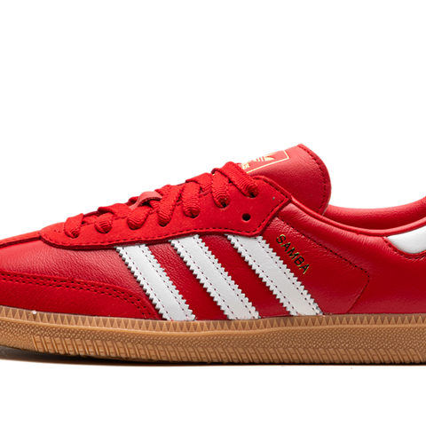 adidas Originals Womens Samba OG Trainer - Red - Size
