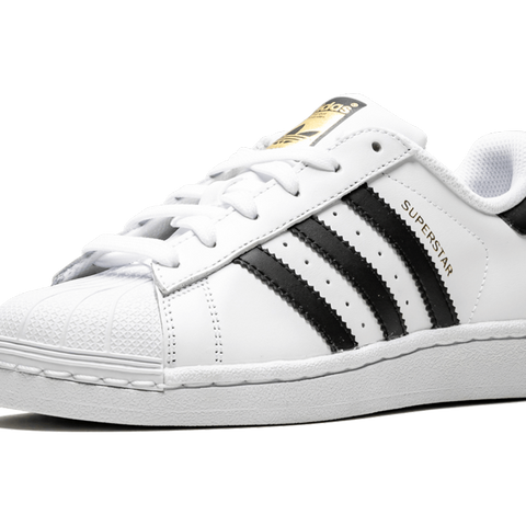 adidas Big Kids' Originals Superstar Casual Shoes in White/White Size 7.0