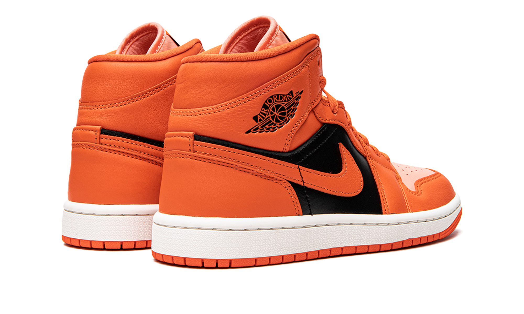 orange and black ones jordan