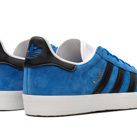 adidas Gazelle Shoes - Men's - Blue Bird / Core Black / Cloud White