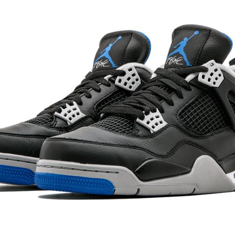 Jordan 4 black motorsport hot sale