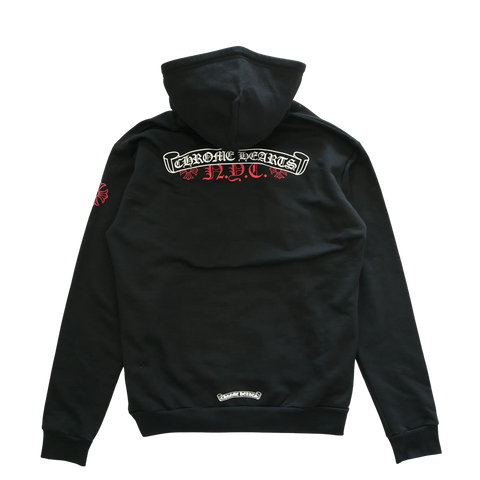 CHROME HEARTS NYC Scroll Zip Up Hoodie 