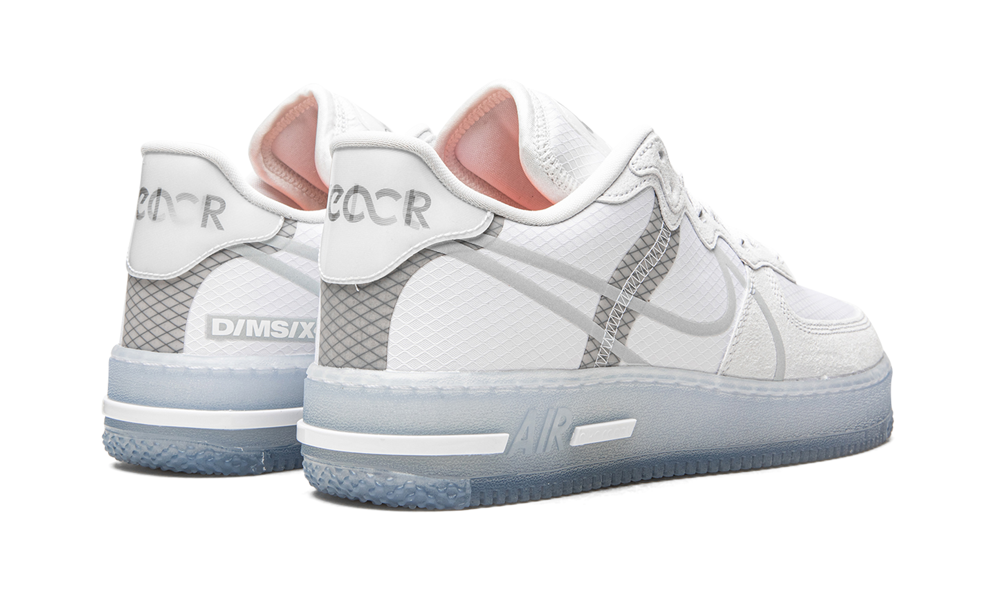 air force 1 react transparent