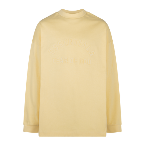 Tシャツ・カットソー Essentials Heavy Jersey Crewneck T-Shirt Garden Yellow Fear of God Essentials Heavy Jersey S/S Tee Garden Yellow