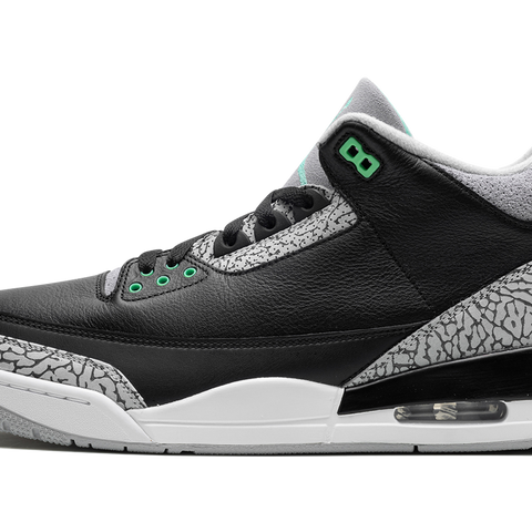 Jordan 3 gray green sales