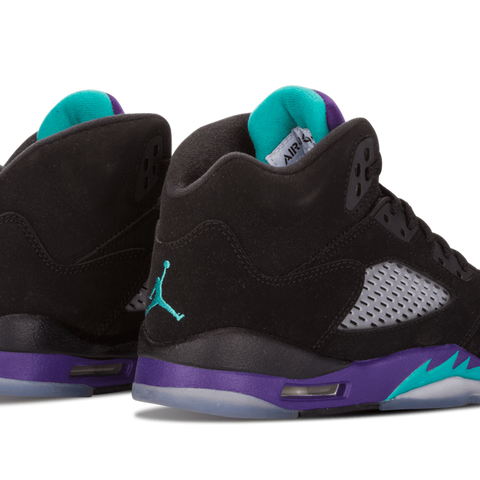 Jordan retro 5 black grape shop