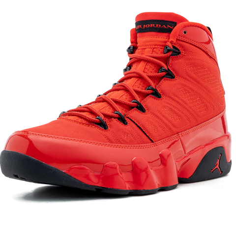 Jordan 9 all red on sale