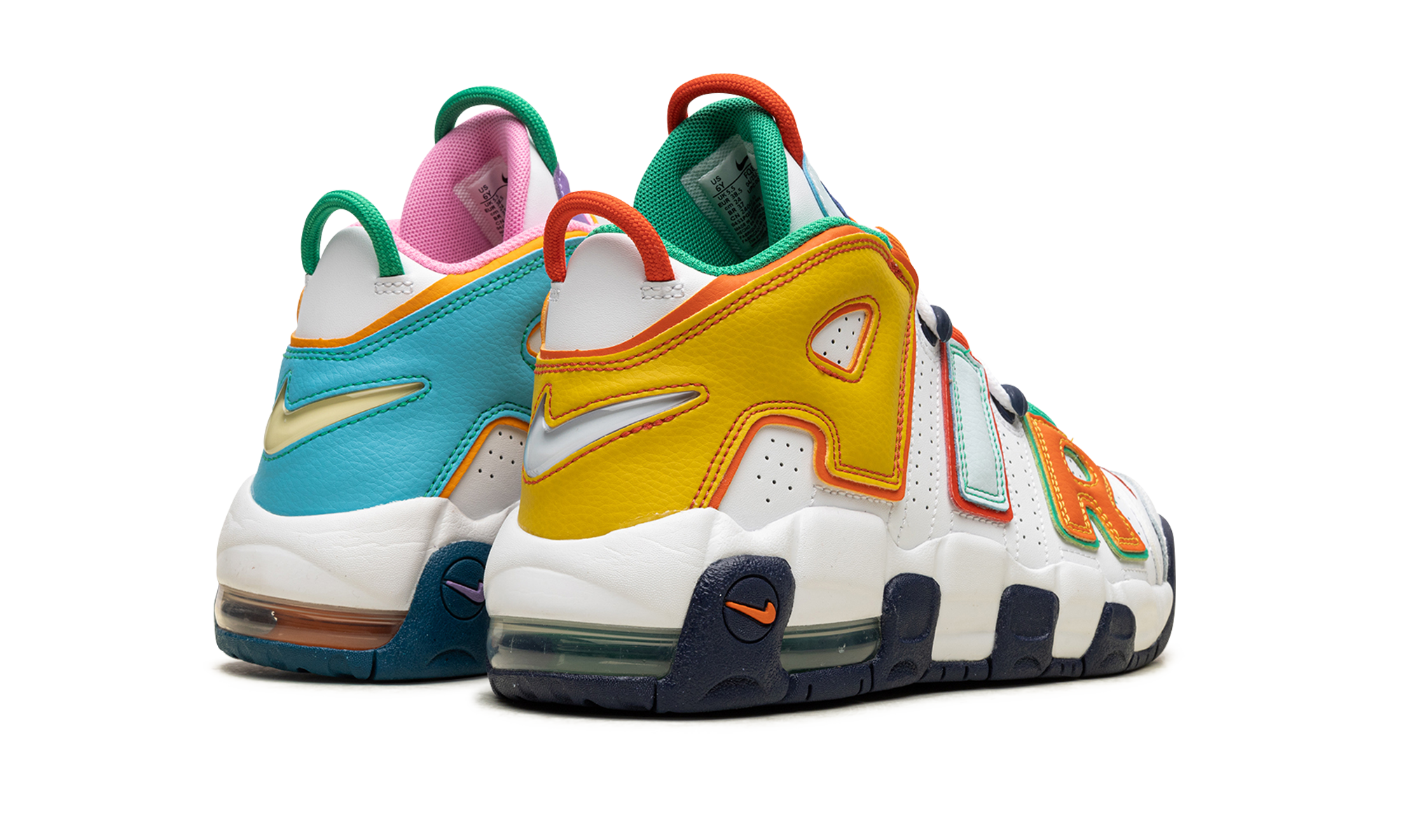 uptempo purple orange yellow