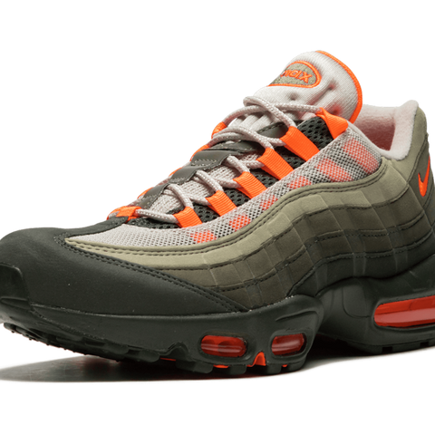 Orange air max 95 hot sale
