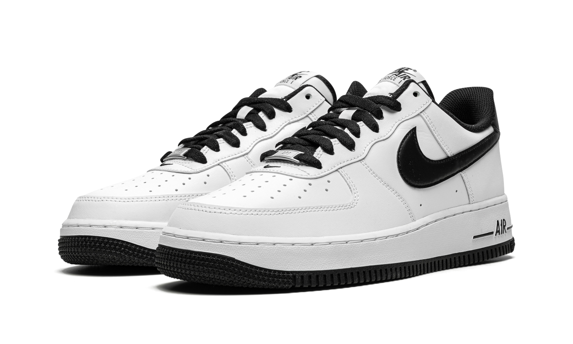 nike air force white with black swoosh