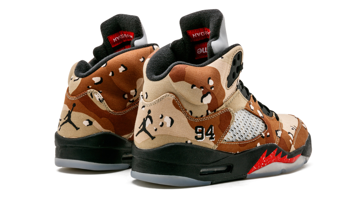 air jordan 5 supreme camo