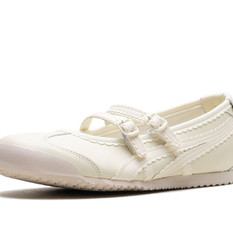 靴 MEXICO 66 TGRS IVORY/CREAM 24cm Onitsuka Tiger MEXICO 66 SLIP-ON WHITE/PURE GOLD 1183A962