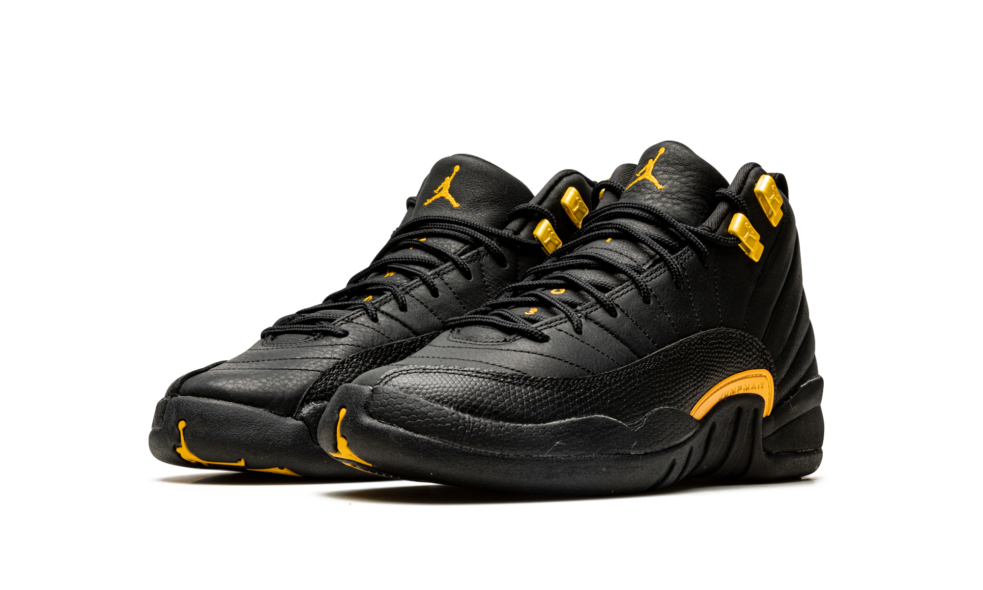 jordan 12 black and yellow size 6