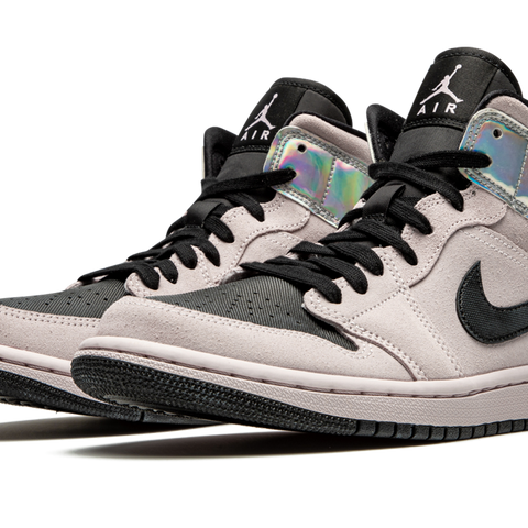 ウィメンズ Nike Air Jordan 1 Mid Dirty Powder Iridescent JORDAN AIR JORDAN 1 MID WMNS