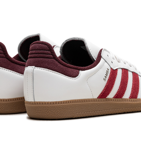 adidas Men Samba OG White Better Scarlet JI3201, 9.5