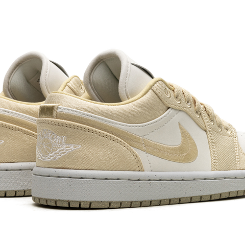 [NIKE]★WS Jordan 1 Low SE Team Gold Sail★ The Air Jordan 1 Low SE Canvas Team Gold Keeps Things Simple