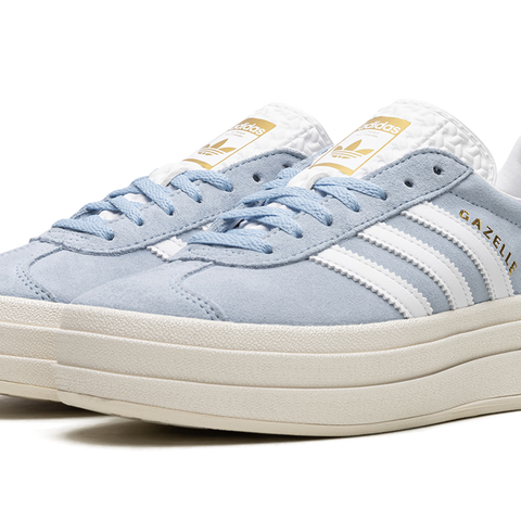 adidas Originals Gazelle Bold Clear Sky/Ftwr White/Gold Metallic Women's Shoes, Size: 9 adidas Originals Gazelle Bold Clear Sky/Ftwr White/Gold Metallic Women's Shoes, Size: 9