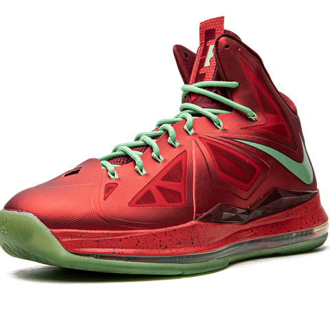 Red and white lebron 10 shop