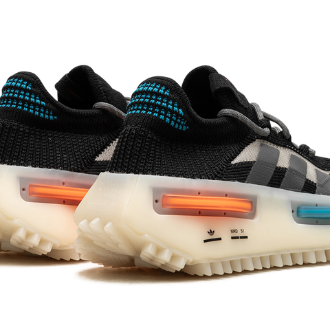 adidas NMD_S1 Shoes - Men's - Core Black Five / Off White
