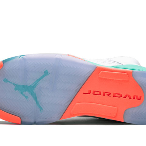 Jordan 5 light aqua grade school sales
