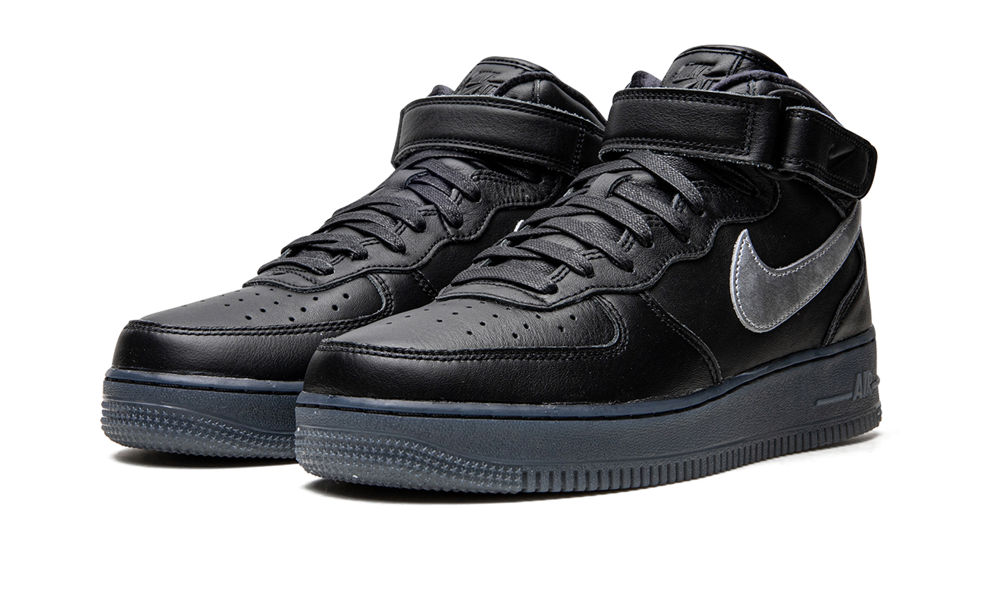 air force 1 mid all black