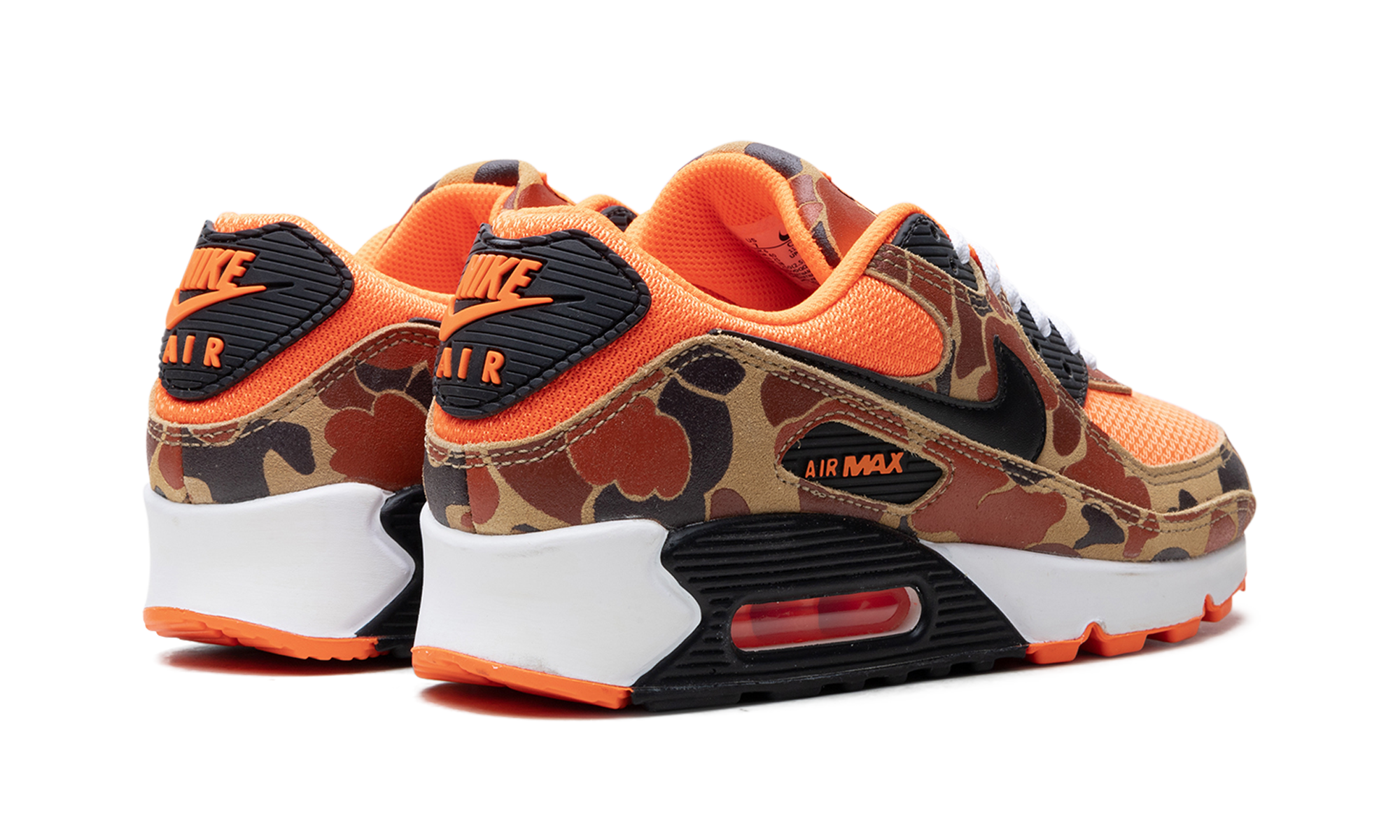orange and black airmax 90