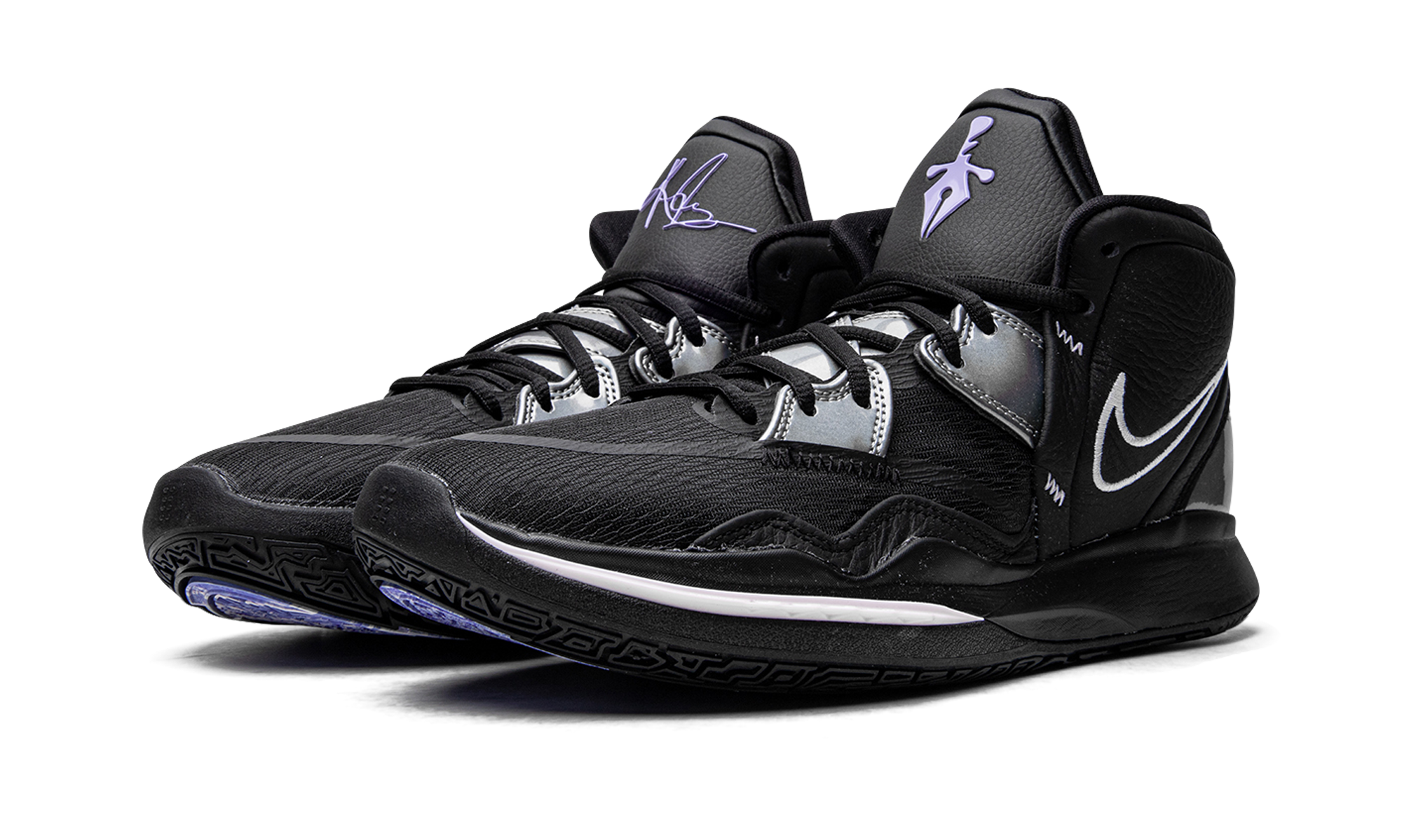 kyrie infinity metallic silver