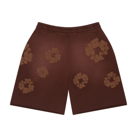 DENIM TEARS Mono Cotton Wreath Sweat Shorts 