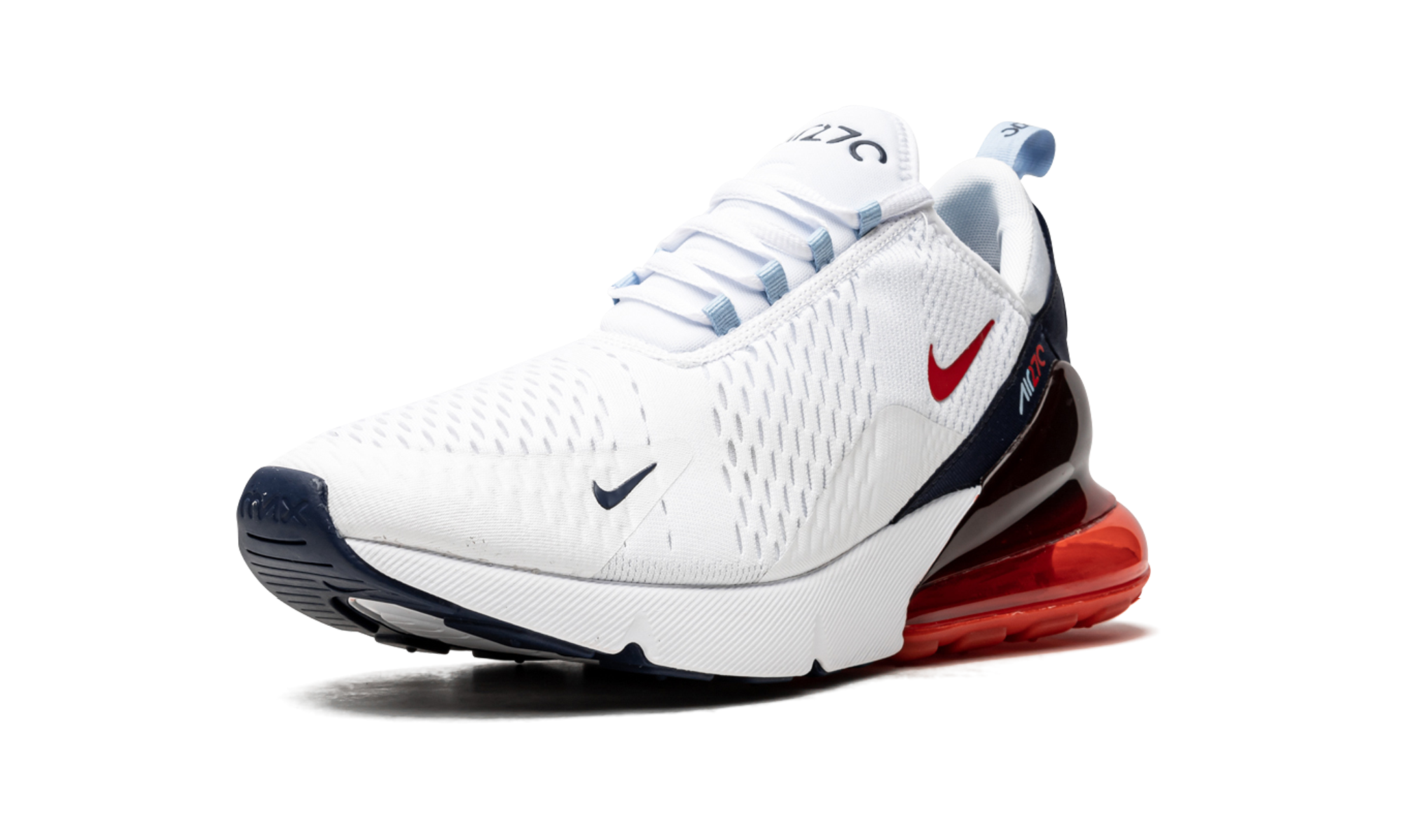 red white and blue nike air max 270