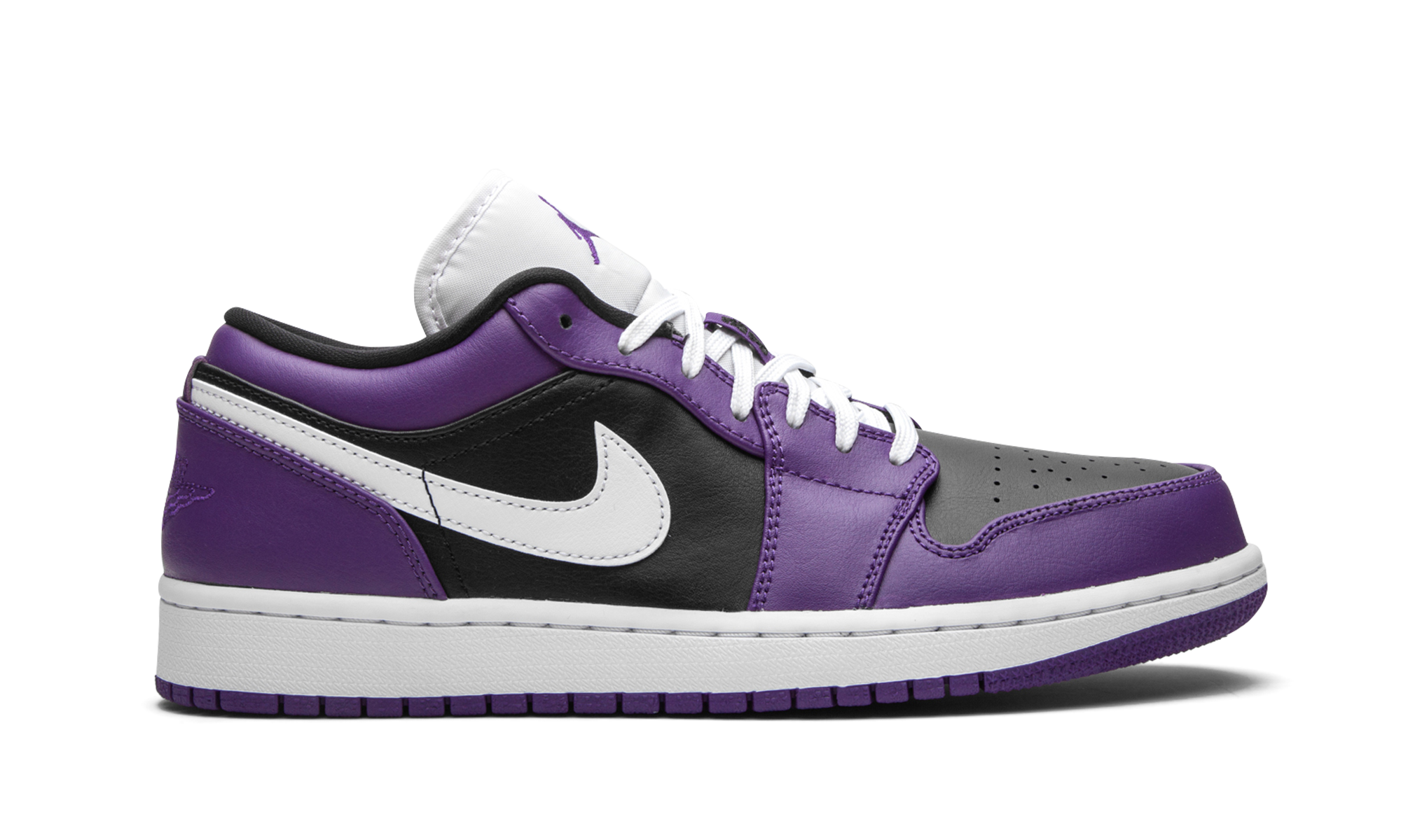air jordan 1 low court purple mens