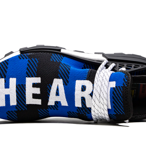 Blue plaid human race shop