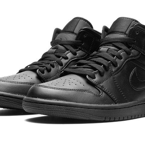 Jordan one mid black discount