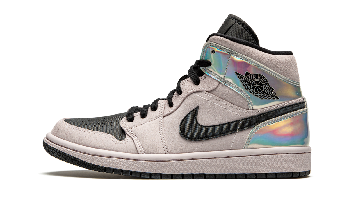 air jordan 1 womens mid iridescent trim