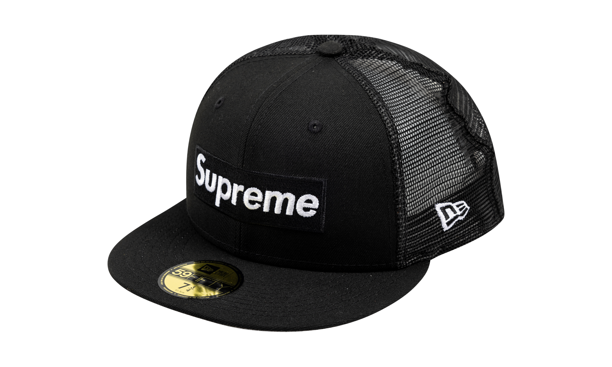 New Supreme Bones Box Logo New Era Black 7 3⁄8 | eBay