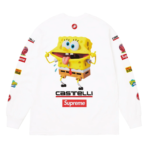 SUPREME SpongeBob/Castelli Racing L/S Tee SUPREME SpongeBob/Castelli Racing L/S Tee