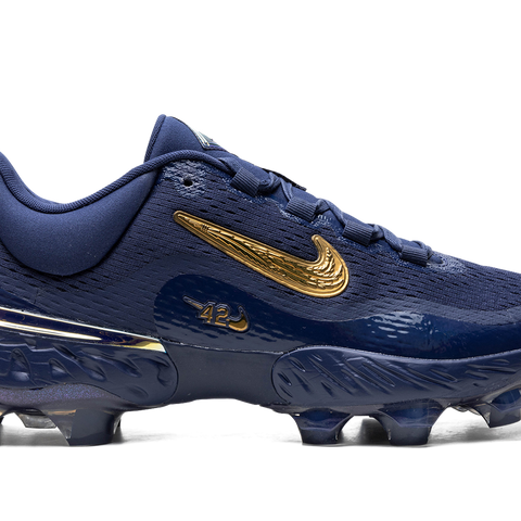 【DICK'S x NIKE】Alpha Huarache Elite 4 - Jackie Robinson Nike Alpha Huarache Elite 4 Jackie Robinson MCS Cleats Navy