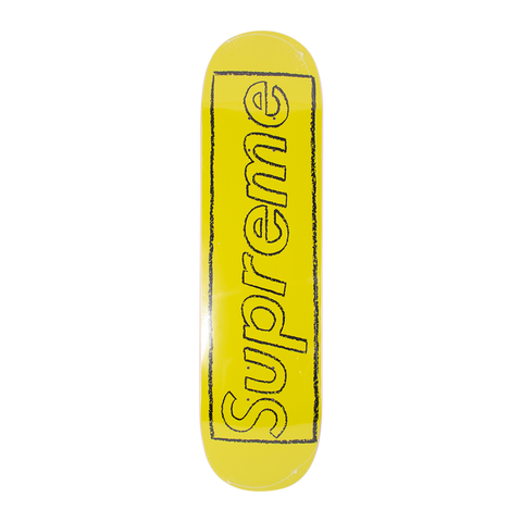 ボード Supreme - Supreme 21ss kaws chalk logo skate deck Supreme KAWS Chalk Logo Skateboard Deck Red - SS21 - US