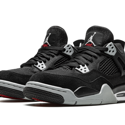 JORDAN Air Jordan 4 GS Black Canvas Stadium Goods