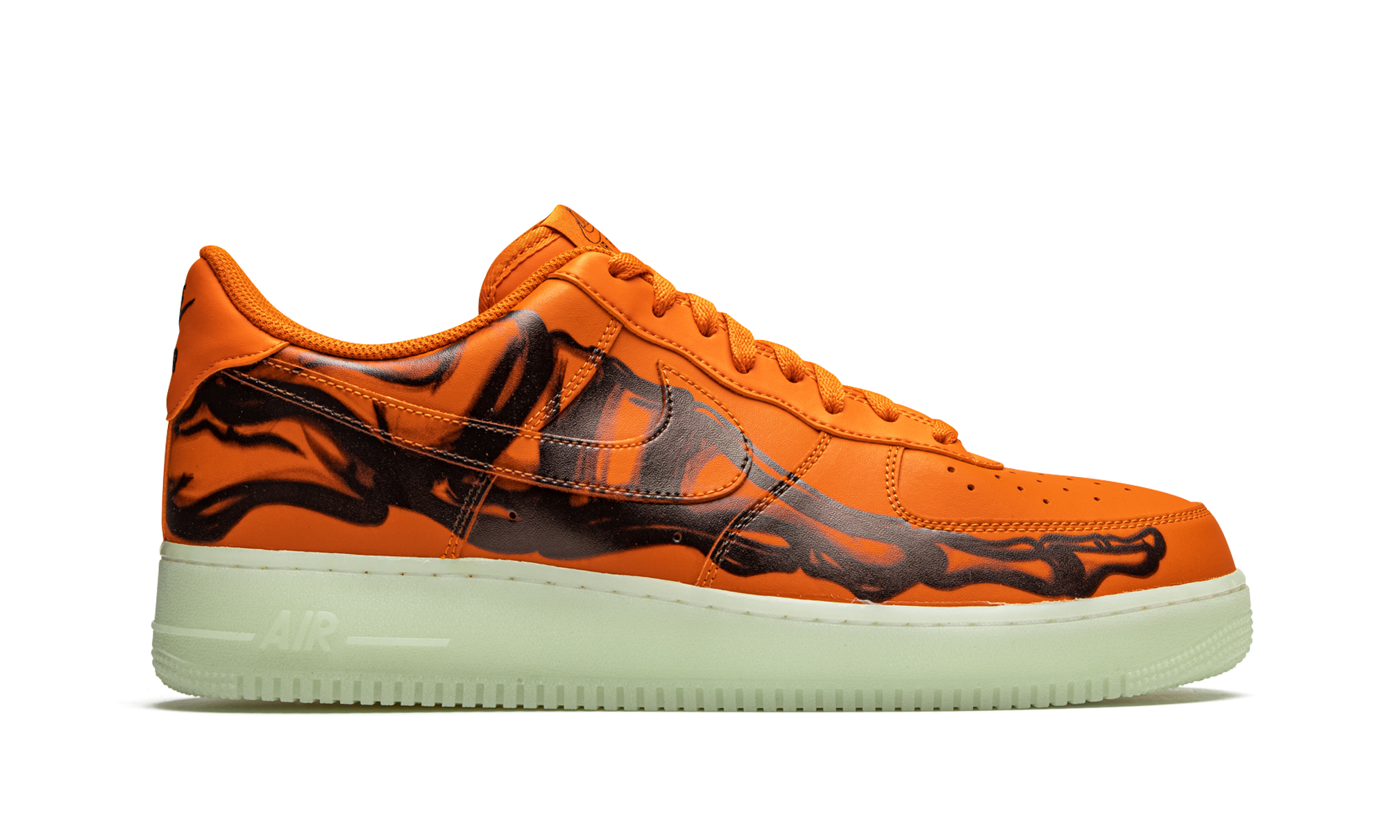 orange af1 skeleton