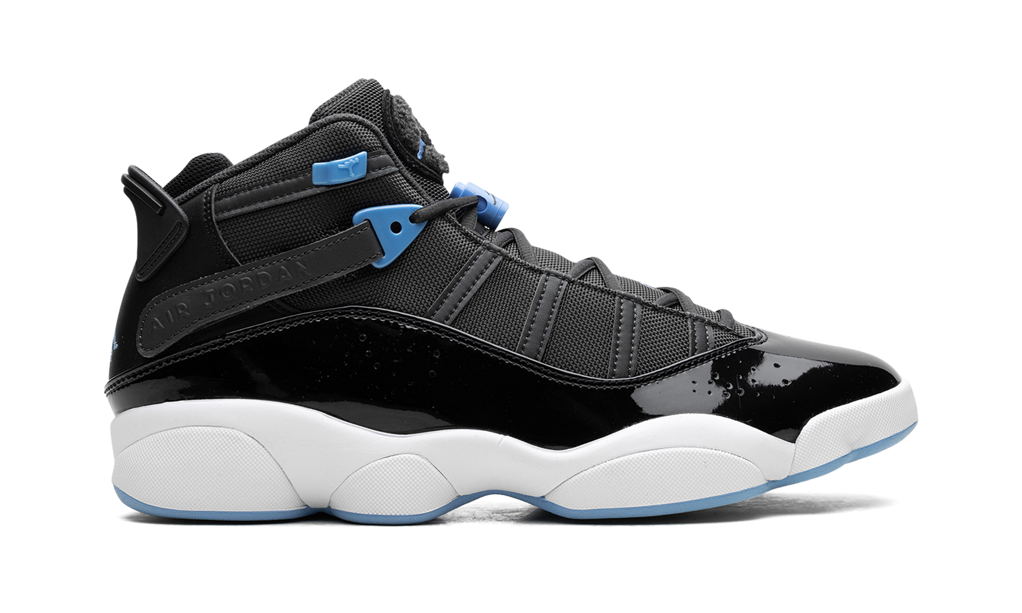 six rings black and blue