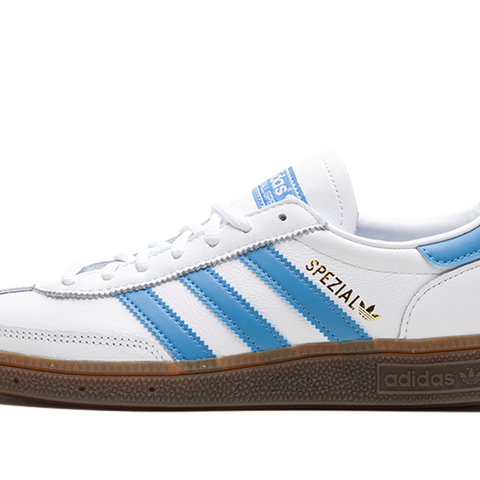 Size 11 Men`s adidas Originals Handball Spezial Sneakers Ie3607 White/Light Blue