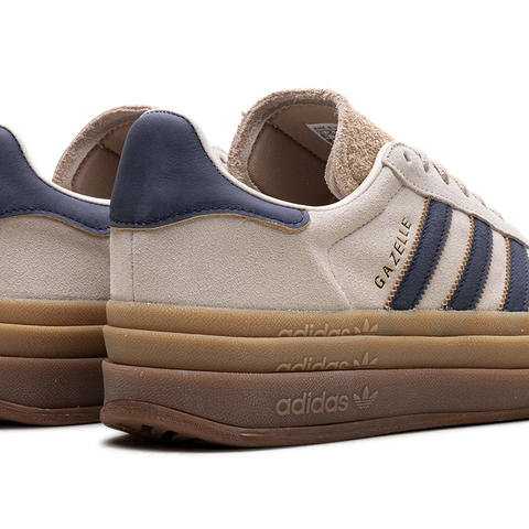 adidas Gazelle Bold Shoes - Women's - White Indigo / Magic Beige