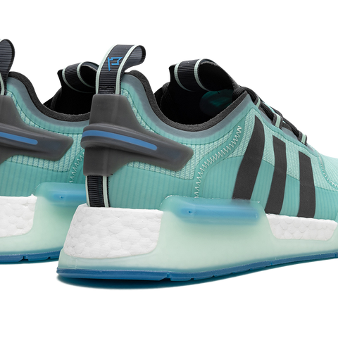 adidas Xbox NMD_V3 Mens Running Shoes (Green/Blue)