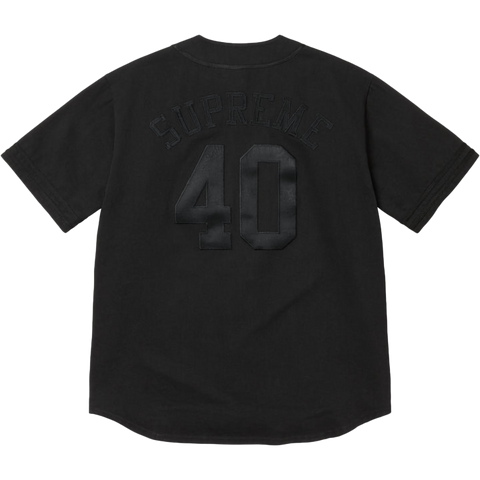 【25ss】Supreme/40 Acres Baseball Jersey Supreme 40 Acres Twill Baseball Jersey (SS25) - $158