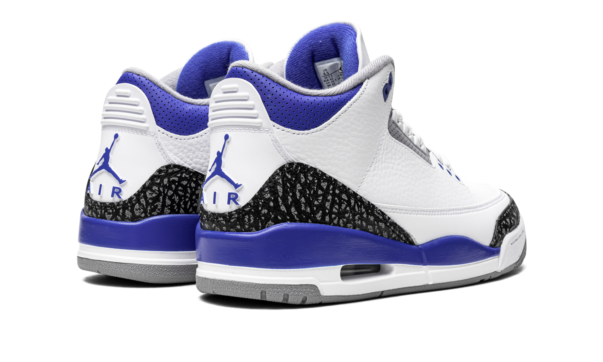 jordan 3 retro racer blue stores