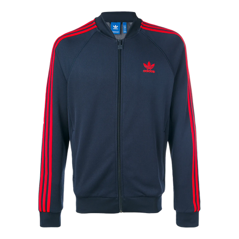 adidas Originals Men's Superstar Track Jacket, Size: Small, Blue